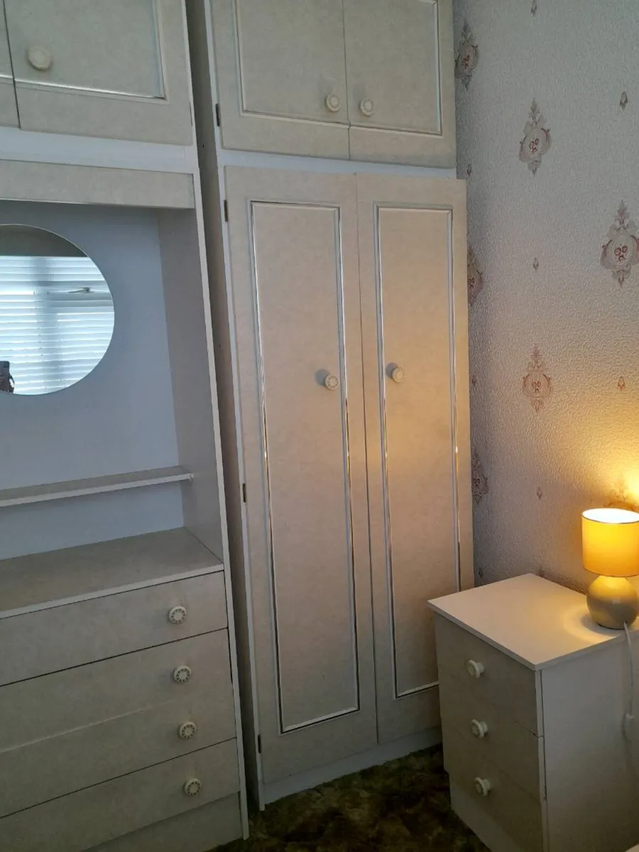 Wardrobes and bedside locker - Image 1