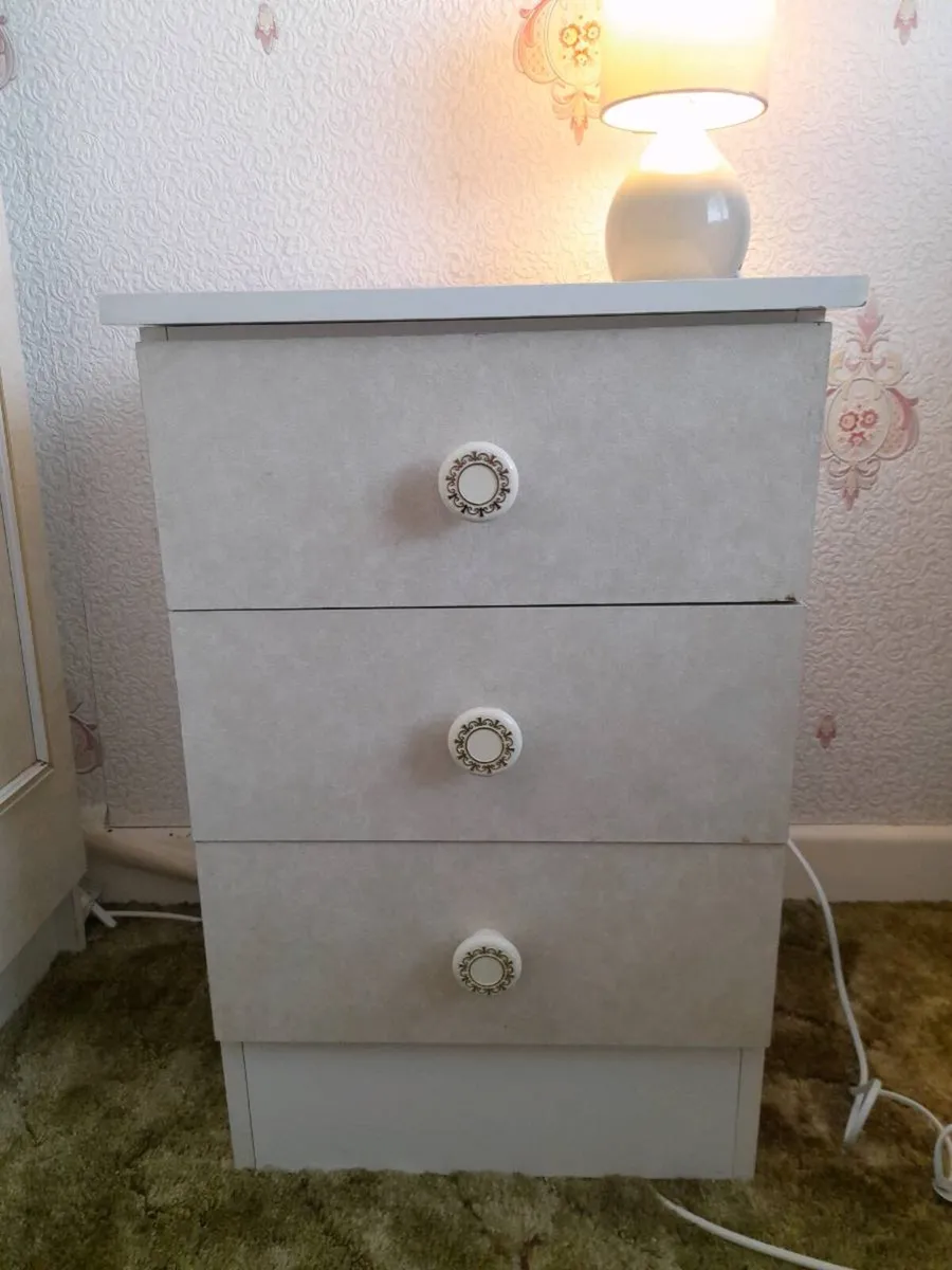 Wardrobes and bedside locker - Image 3