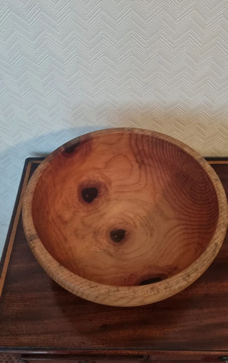 Vintage Wooden Salad/fruit Bowl - Image 2