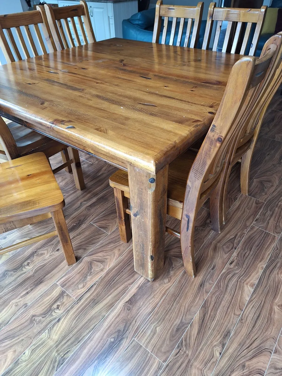 Dining table and chairs - Image 4
