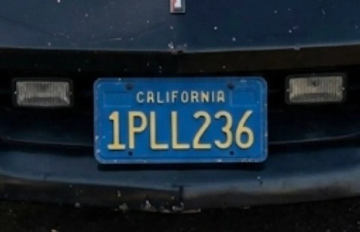 Vintage California Number Plates 1980s - Image 1