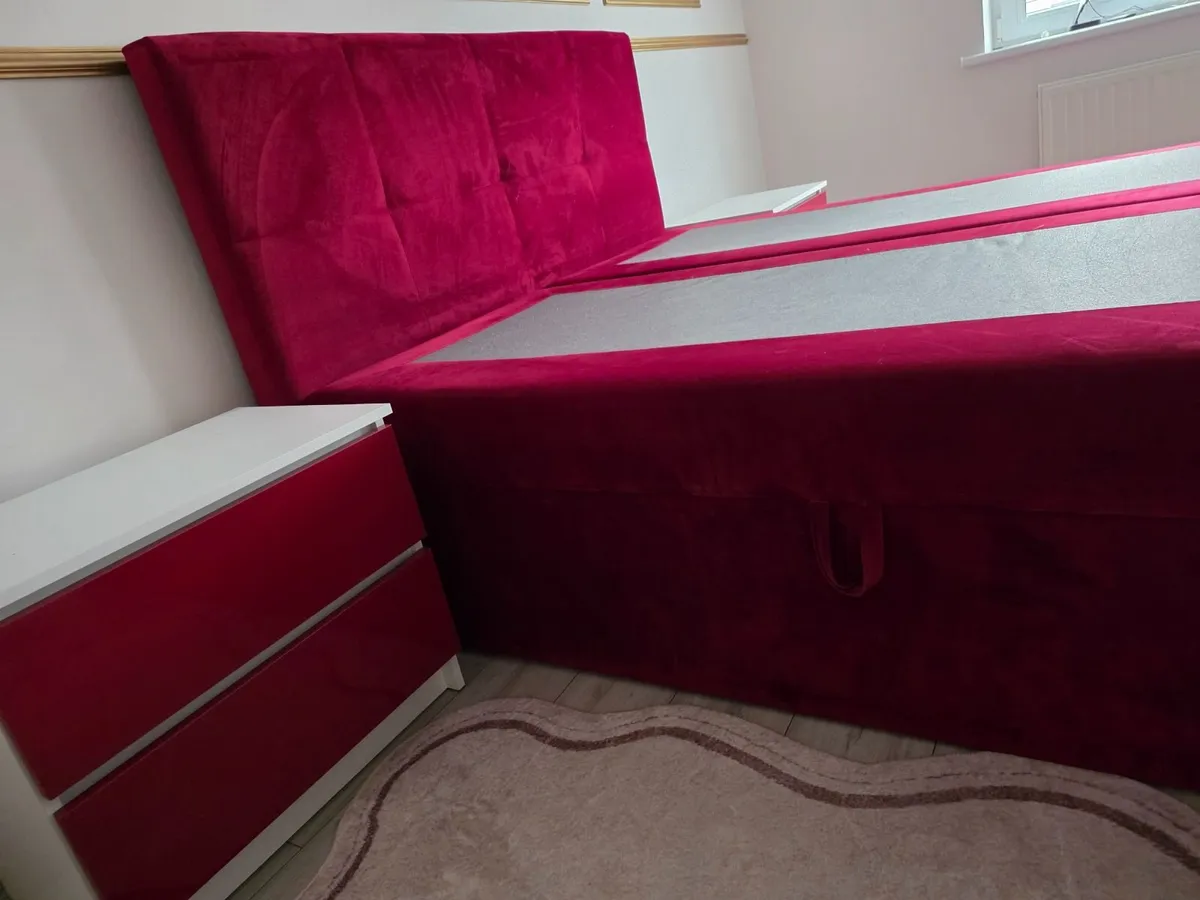 Storage Bed + 2 Bedside Tables - Image 1