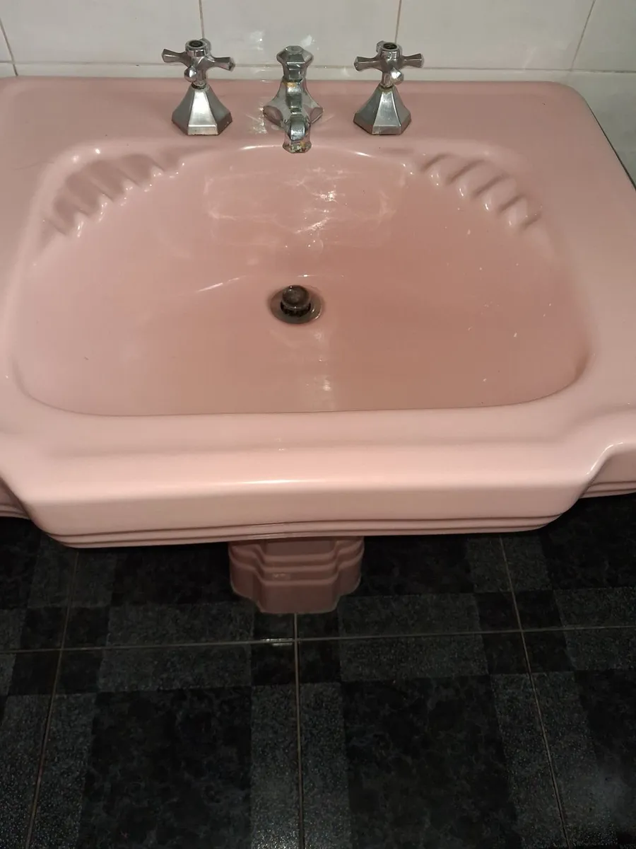 Bathroom suite 1950's - Image 3