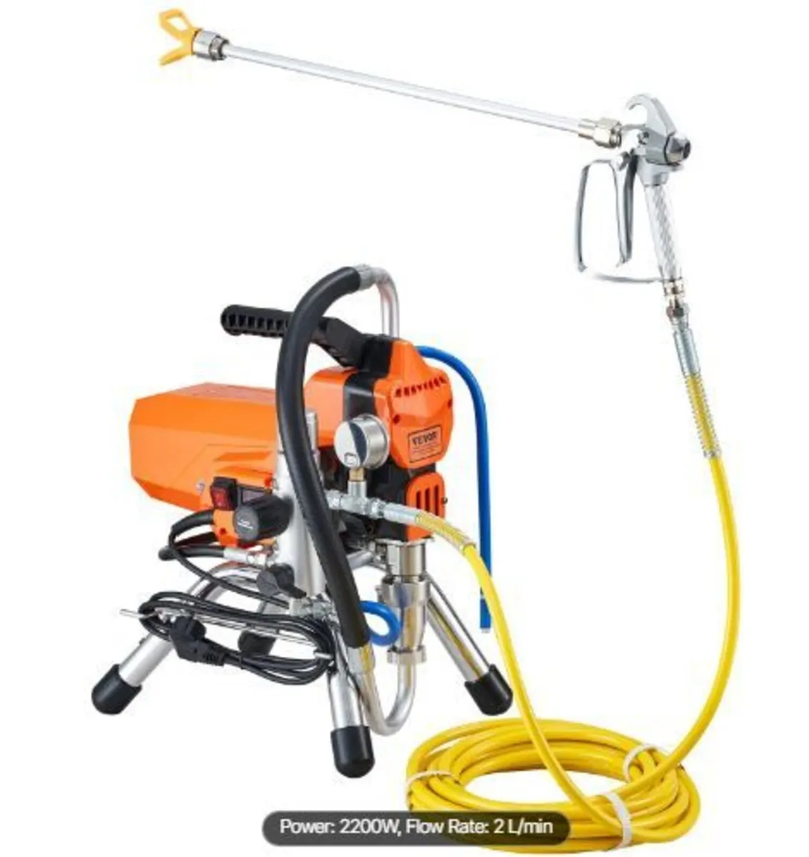 Airless Paint Sprayer with High Pressure Hose - Image 4