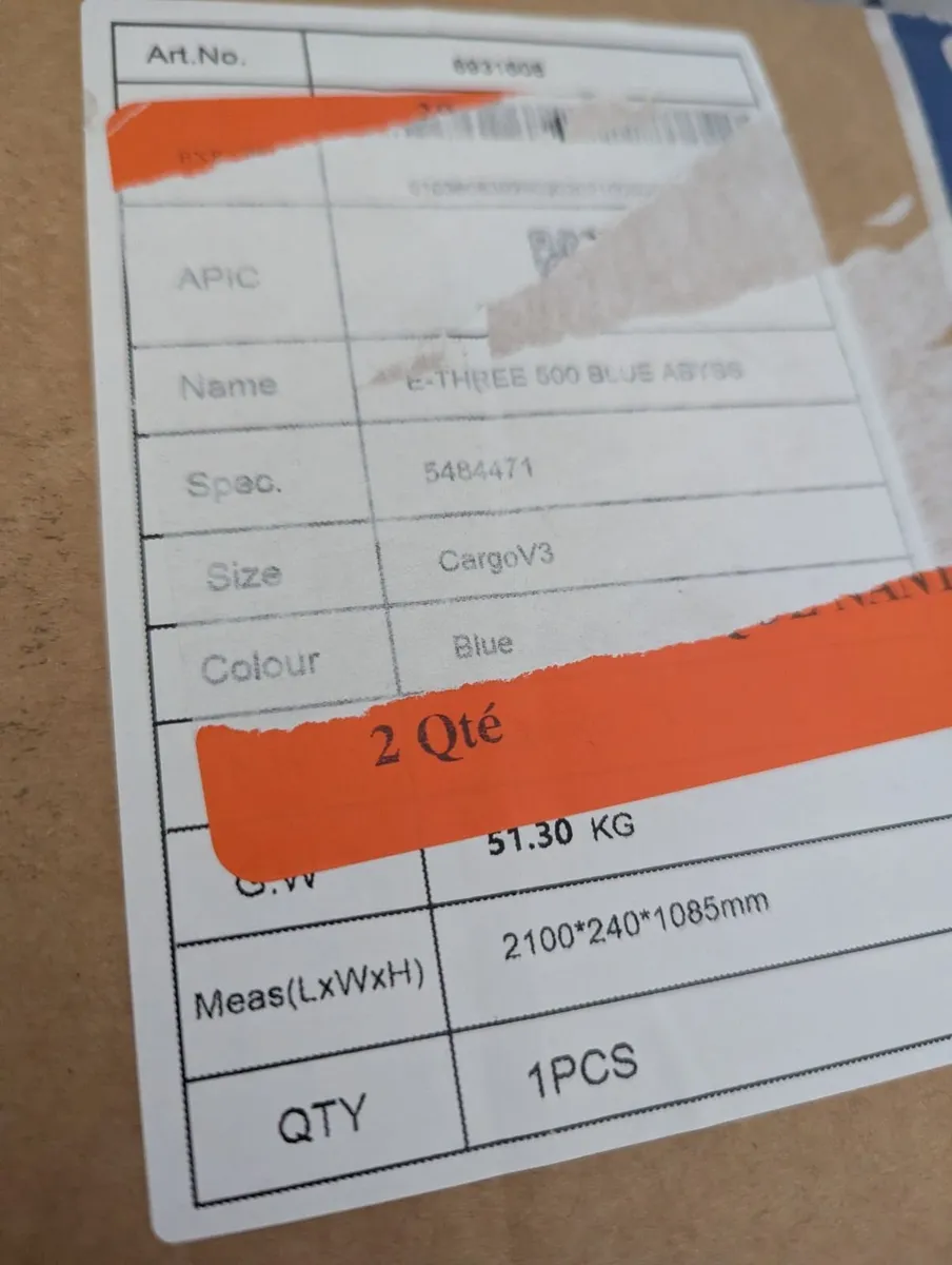 Bike shipping cardboard box for sale - Image 2