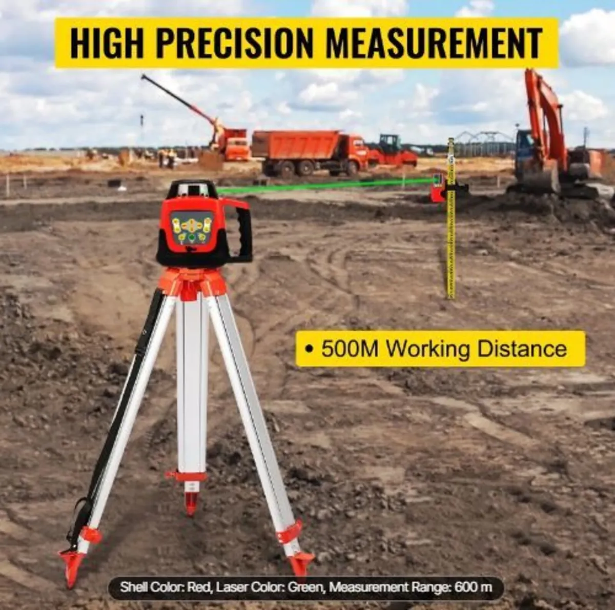 Green Rotary Laser Level Kit - Image 2