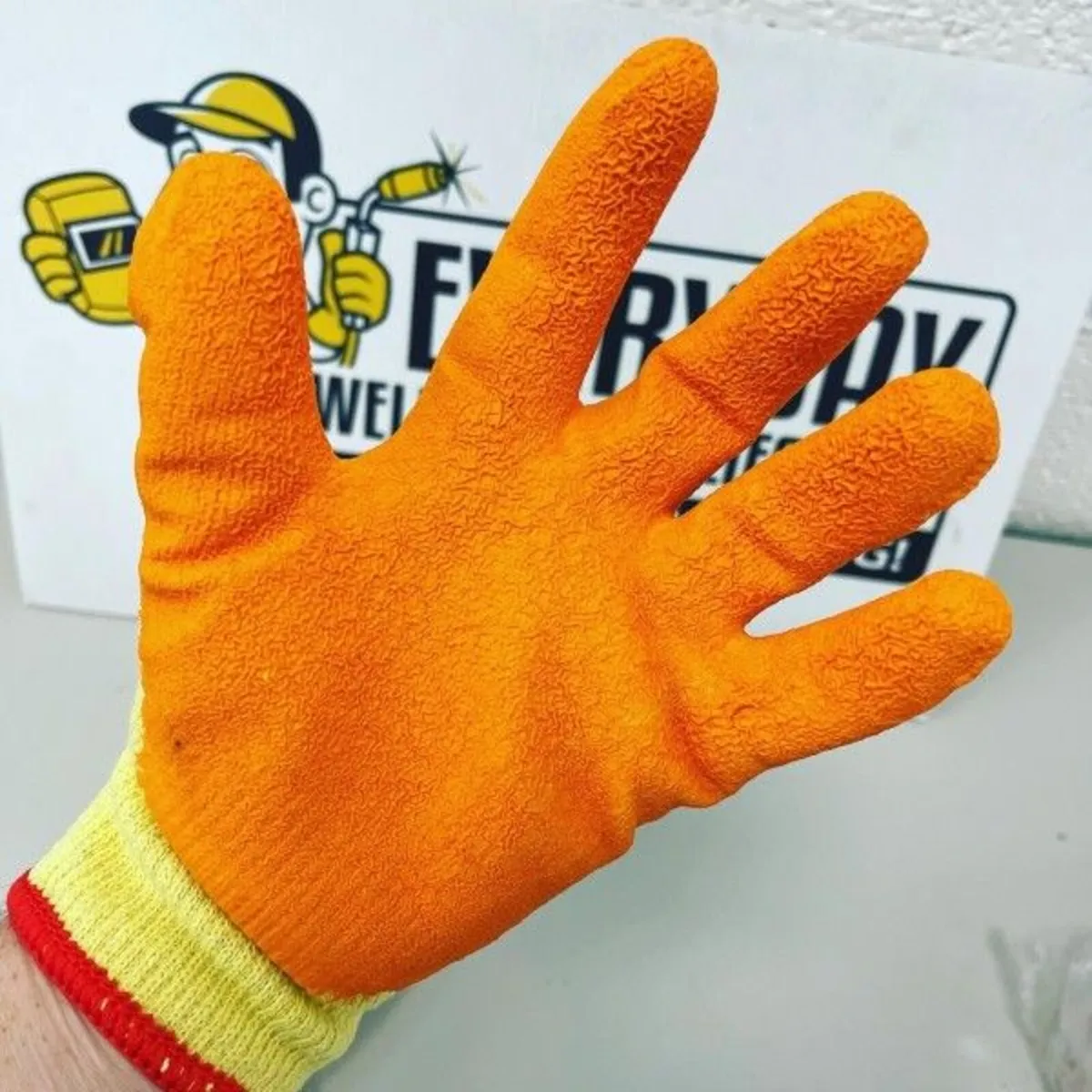 Predator Amber Palm Coated Gripper Work Gloves - ( - Image 2