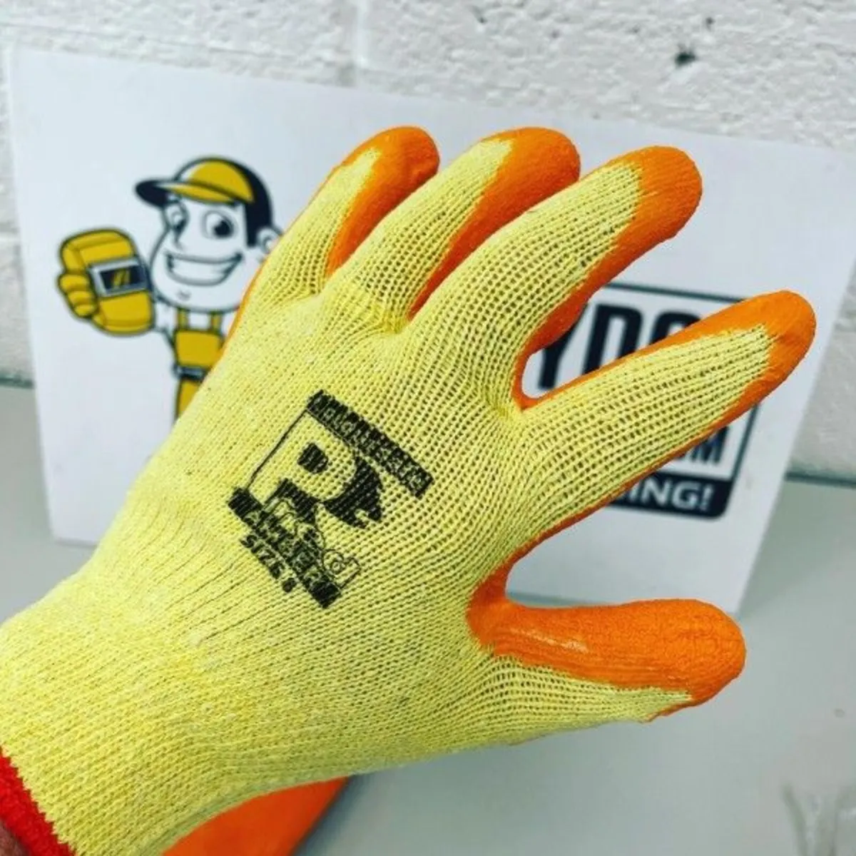 Predator Amber Palm Coated Gripper Work Gloves - ( - Image 3