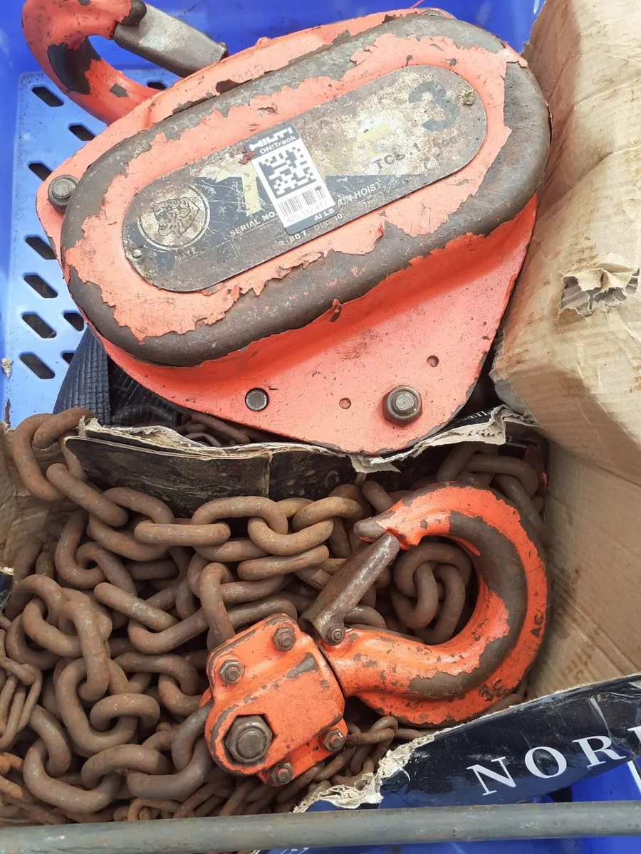 BLOCK +TACKLE  3TON HEAVY DUTY - Image 1
