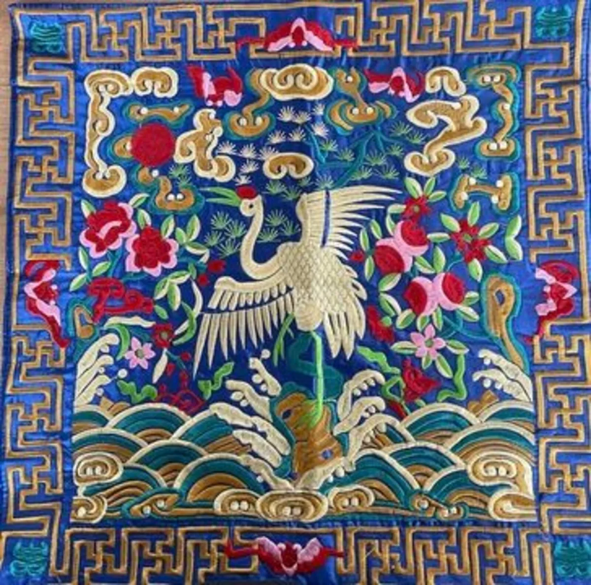 Embroidered Chinese Silk Cushion Covers - Image 2