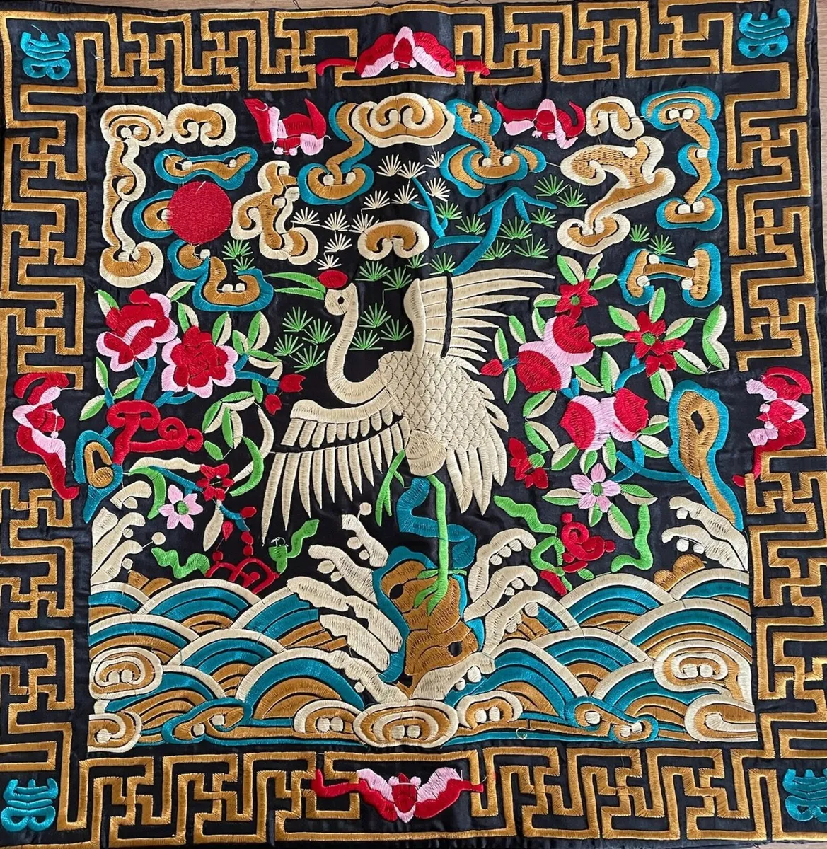 Embroidered Chinese Silk Cushion Covers - Image 4