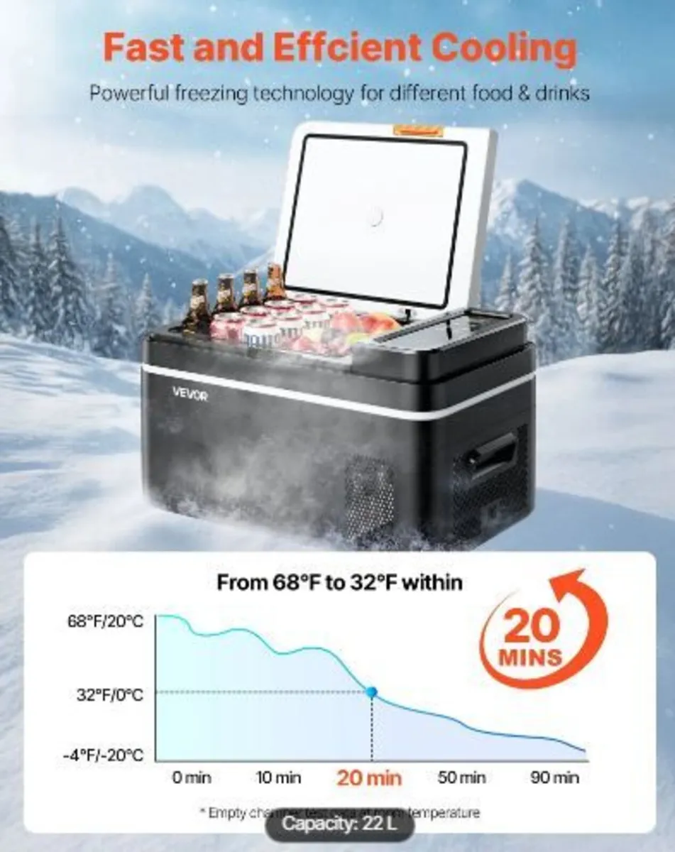 Car Refrigerator, DC 12/24V AC100-240V - Image 2