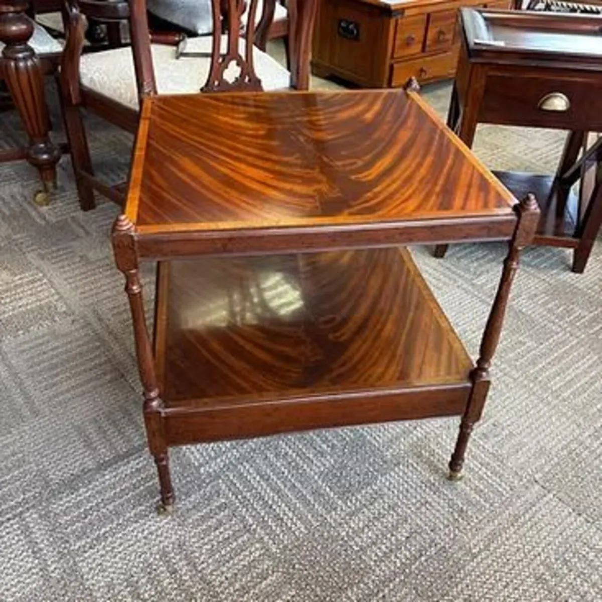 Beautiful mahogany flamed wotnot occasional side t