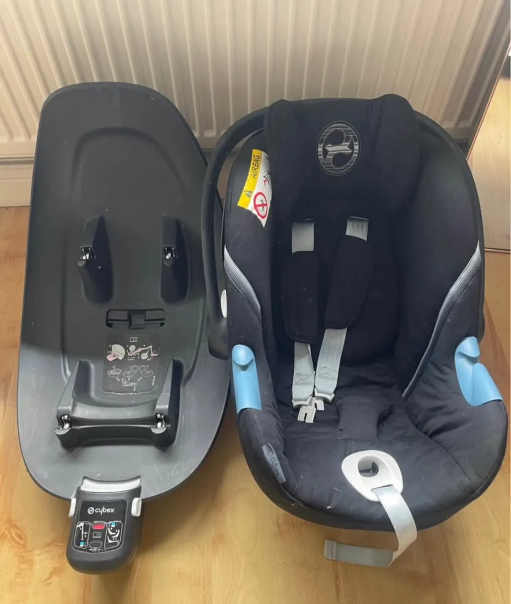 Cybex car seat and base - Image 1