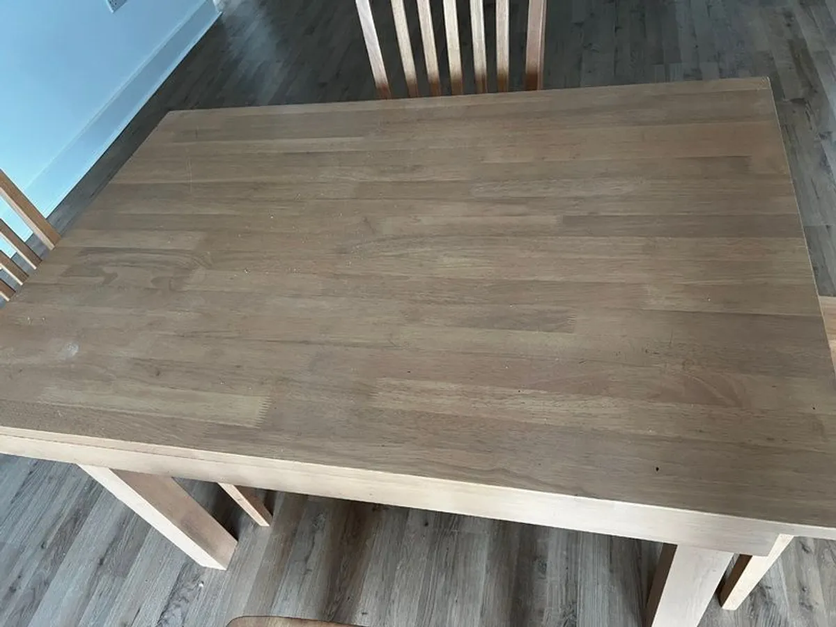 kitchen table & chairs - Image 4