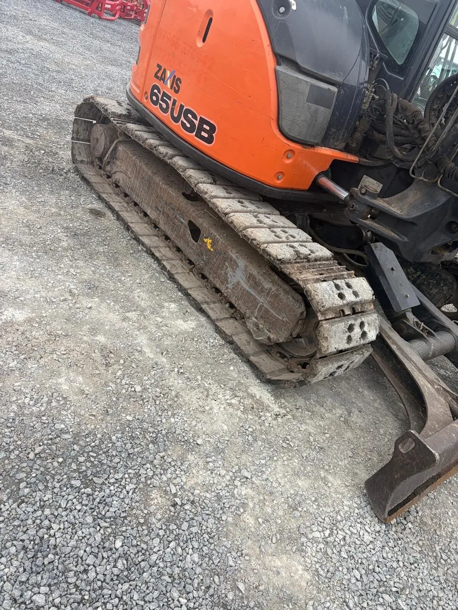 Zx65-5 steel tracks/rubber blocks - Image 1