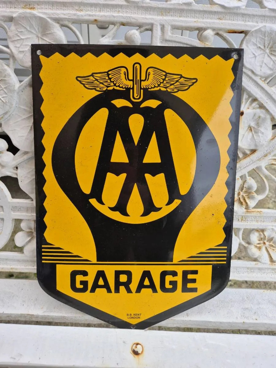 Aa enamel  sign - Image 2