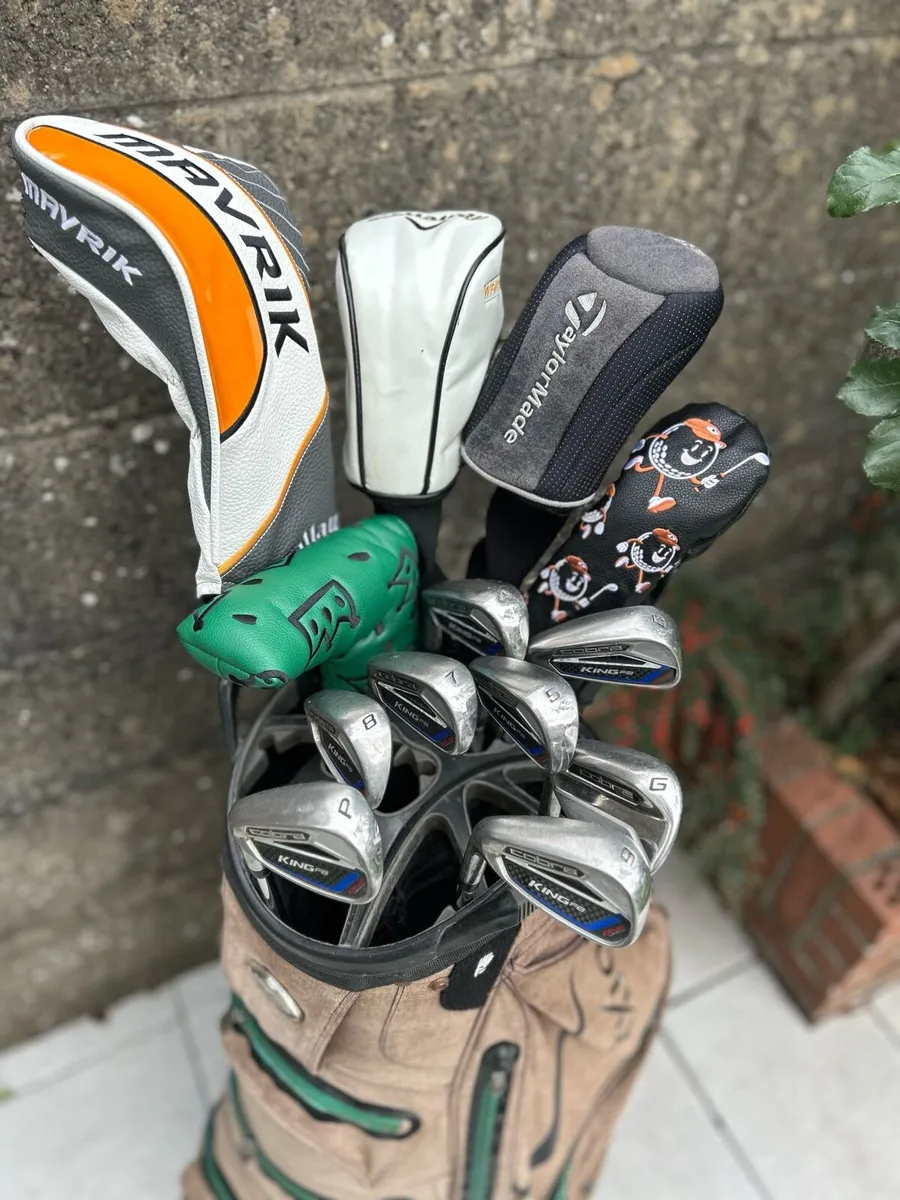Full set of left handed golf clubs - Image 1