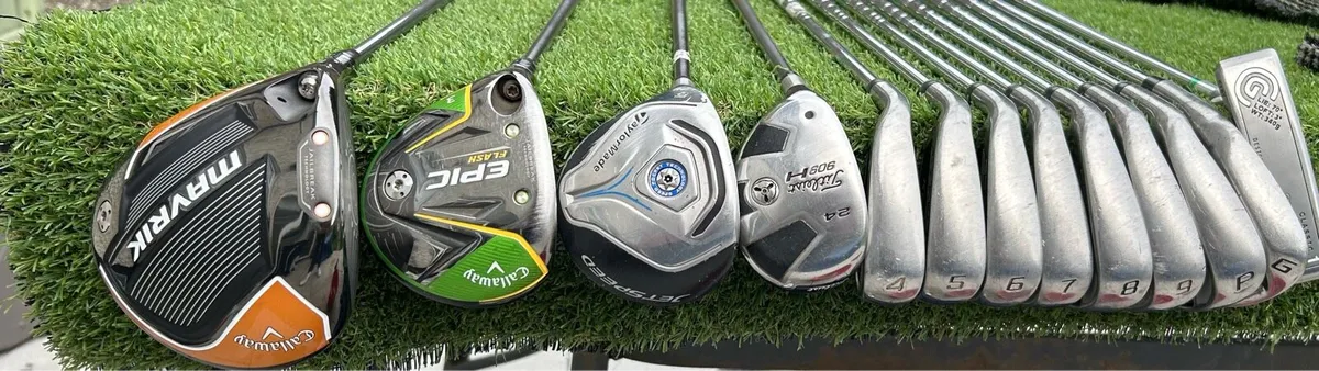 Full set of left handed golf clubs - Image 2