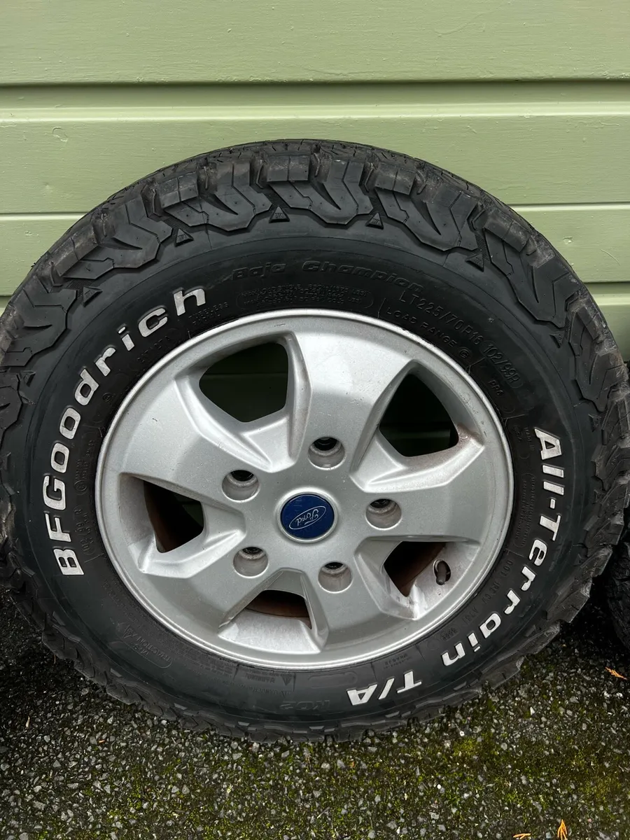 Genuine Ford Transit Alloys - BF Goodrich Tyres 16 - Image 4