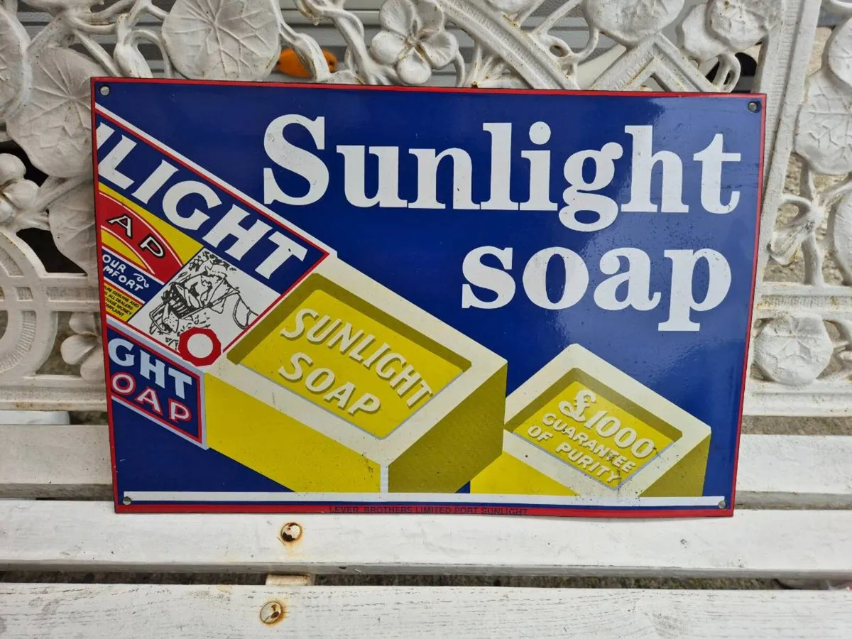Enamel  sign - Image 2