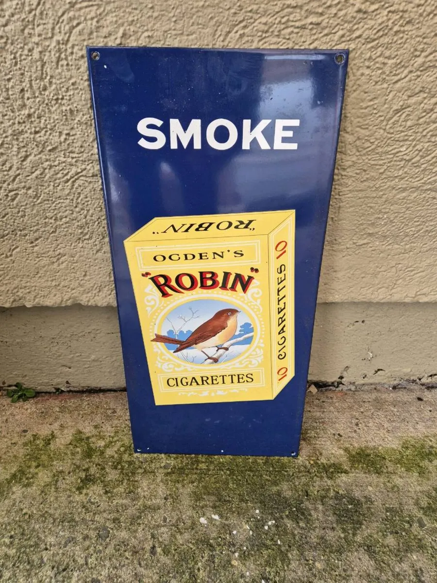 Enamel  sign - Image 1