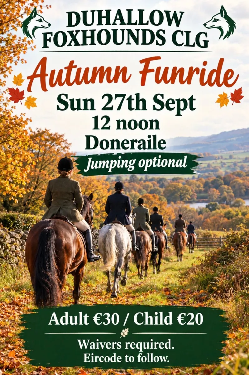 Duhallow Foxhounds CLG Funride