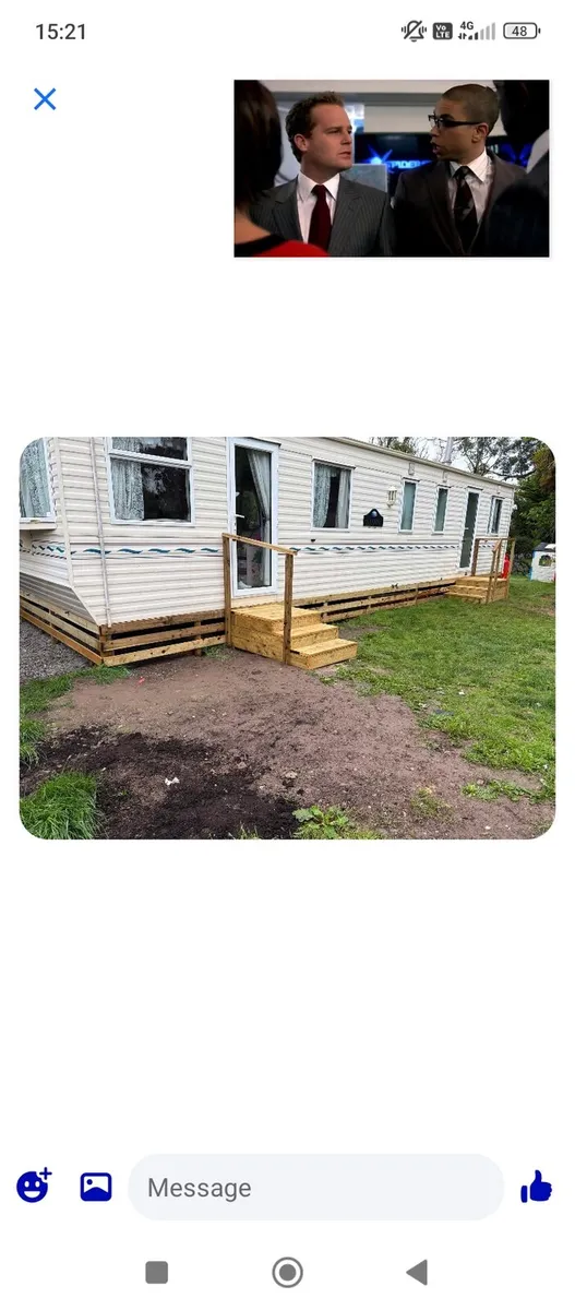 Mobile home steps