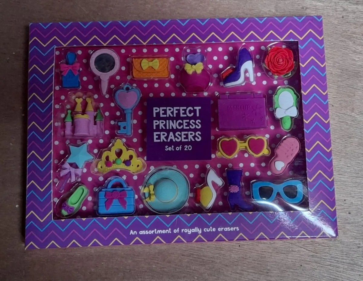 New:  Perfect Princess Erasers