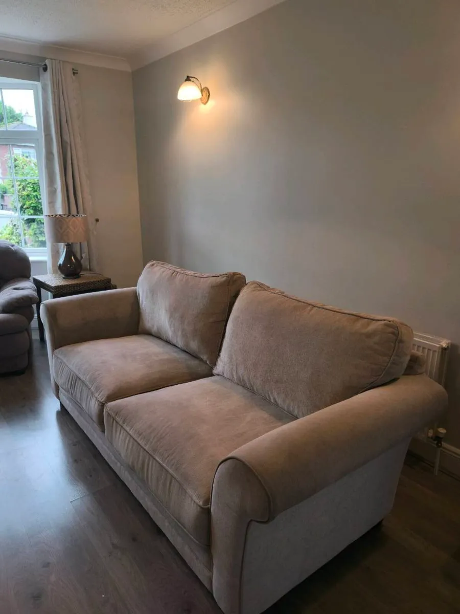 Couch-Beige 3seater ****FREE**** - Image 4
