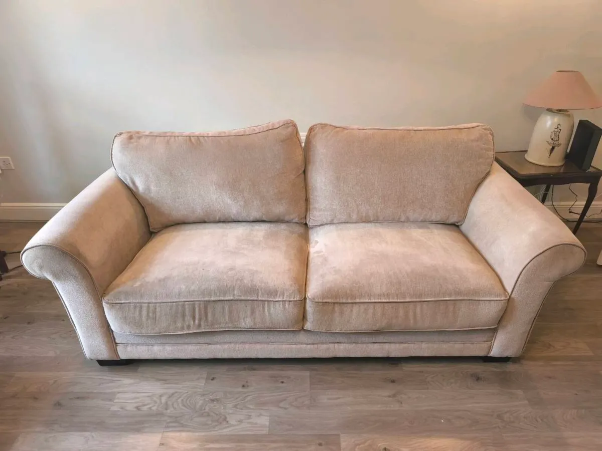 Couch-Beige 3seater ****FREE**** - Image 2