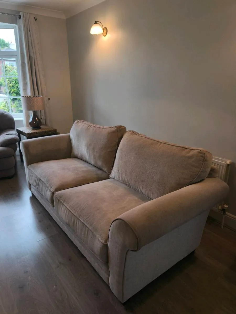 Couch-Beige 3seater ****FREE**** - Image 3