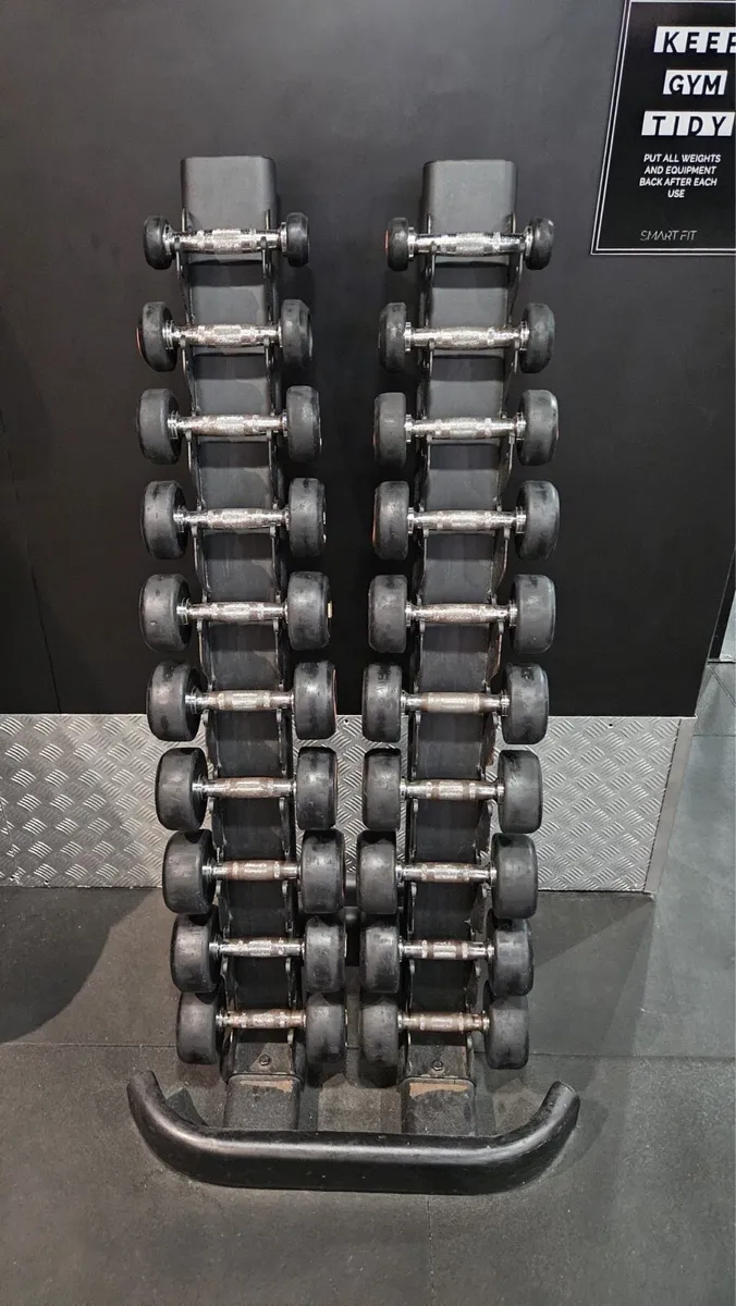 Rack with the dumbells - Image 1