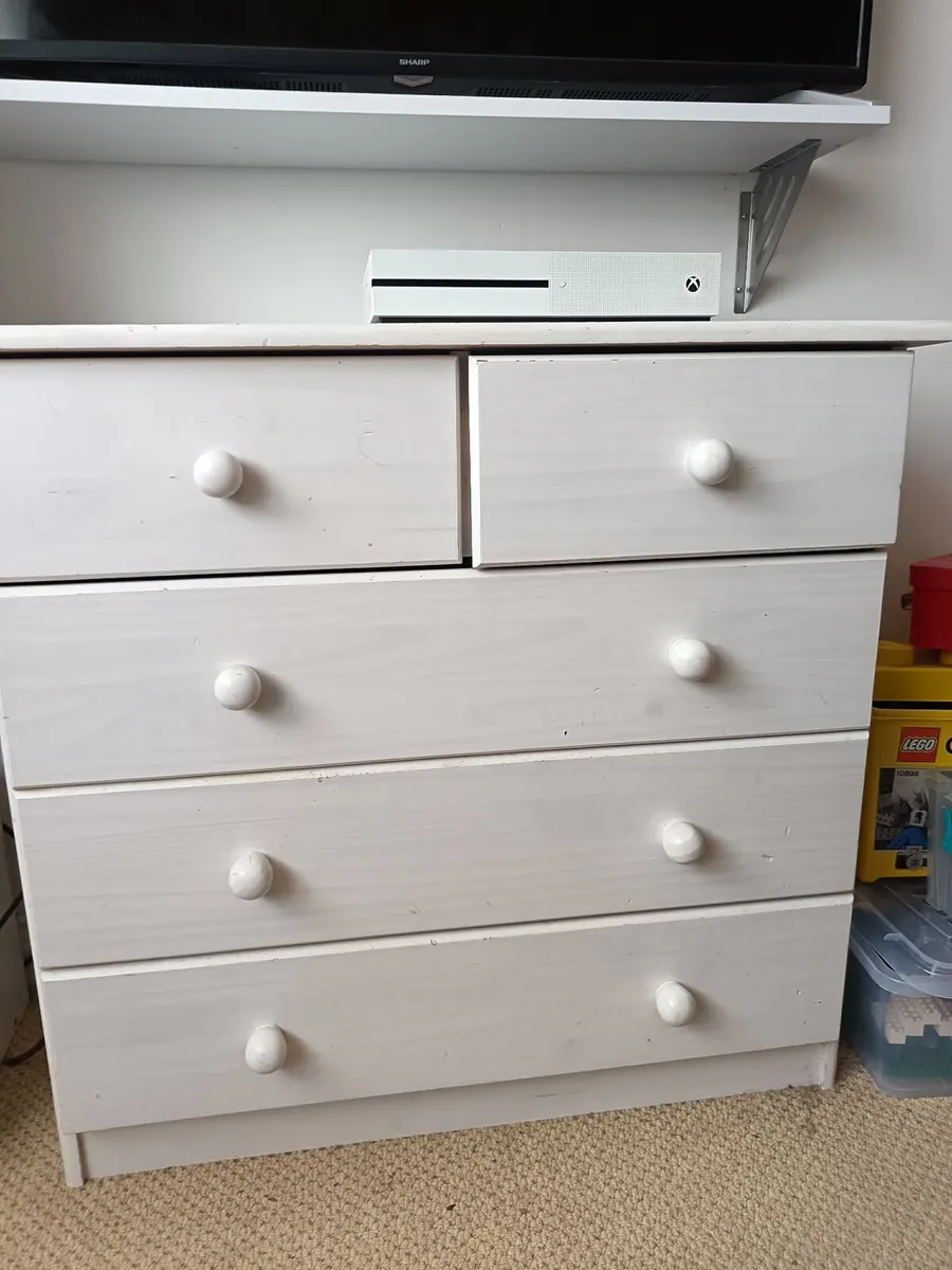 White 8-Cube Shelving Unit / Bookcase (Kallax Styl - Image 2