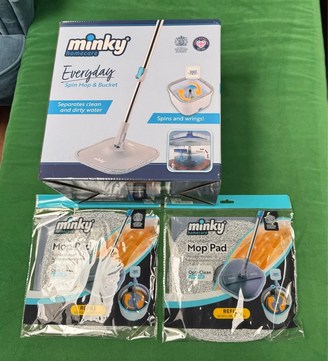 Minky Spin Mop - Image 1