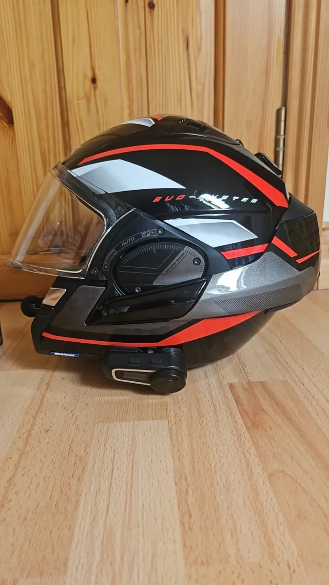 Motorbike Helmet, BMW Jacket, Boots & Gloves - Image 1
