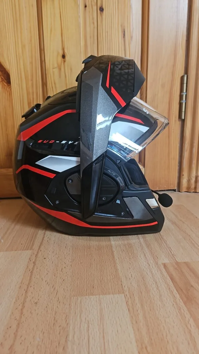 Motorbike Helmet, BMW Jacket, Boots & Gloves - Image 3