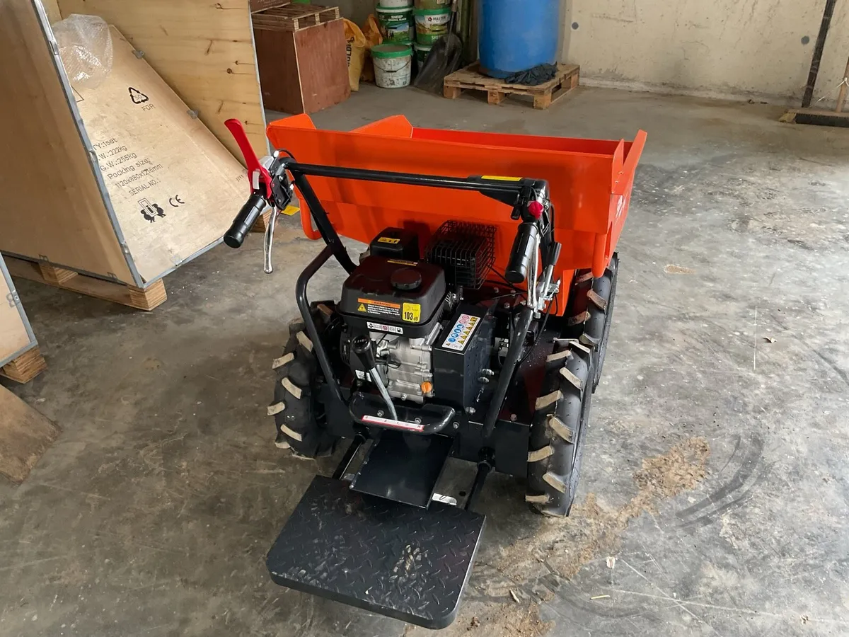Choice of two BRAND NEW 500kg Muck mini dumper - Image 2