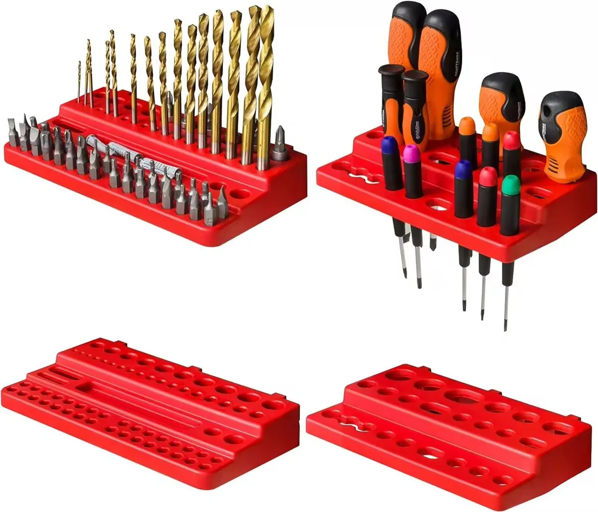 Tools Storage Pegboard Boxes Hooks Pegs 58pcs - Image 4