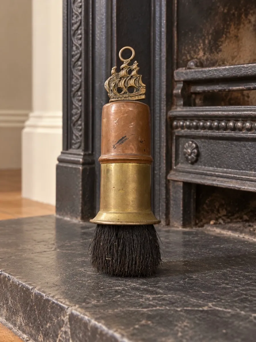 Vintage Brass Fireside Set - Image 2