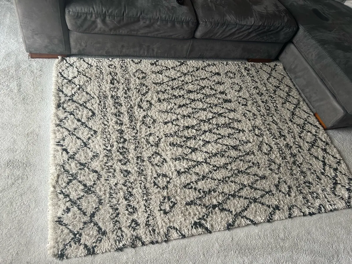 Boho shag pile rug - Image 1
