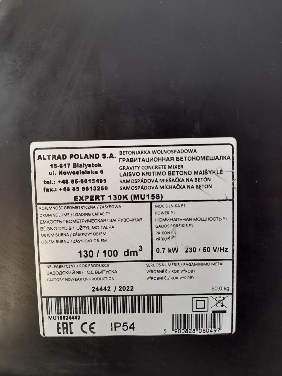 selling concrete mixer - Image 2