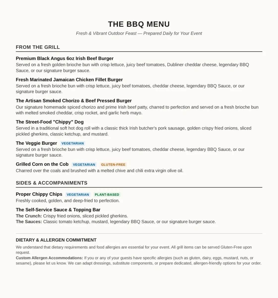 Events, occasions corporate lunches, and more - Image 1