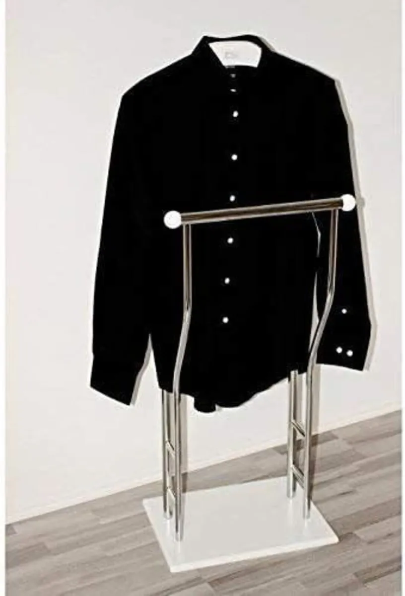 Furniture Men's Valet Metal Chrome - Image 1