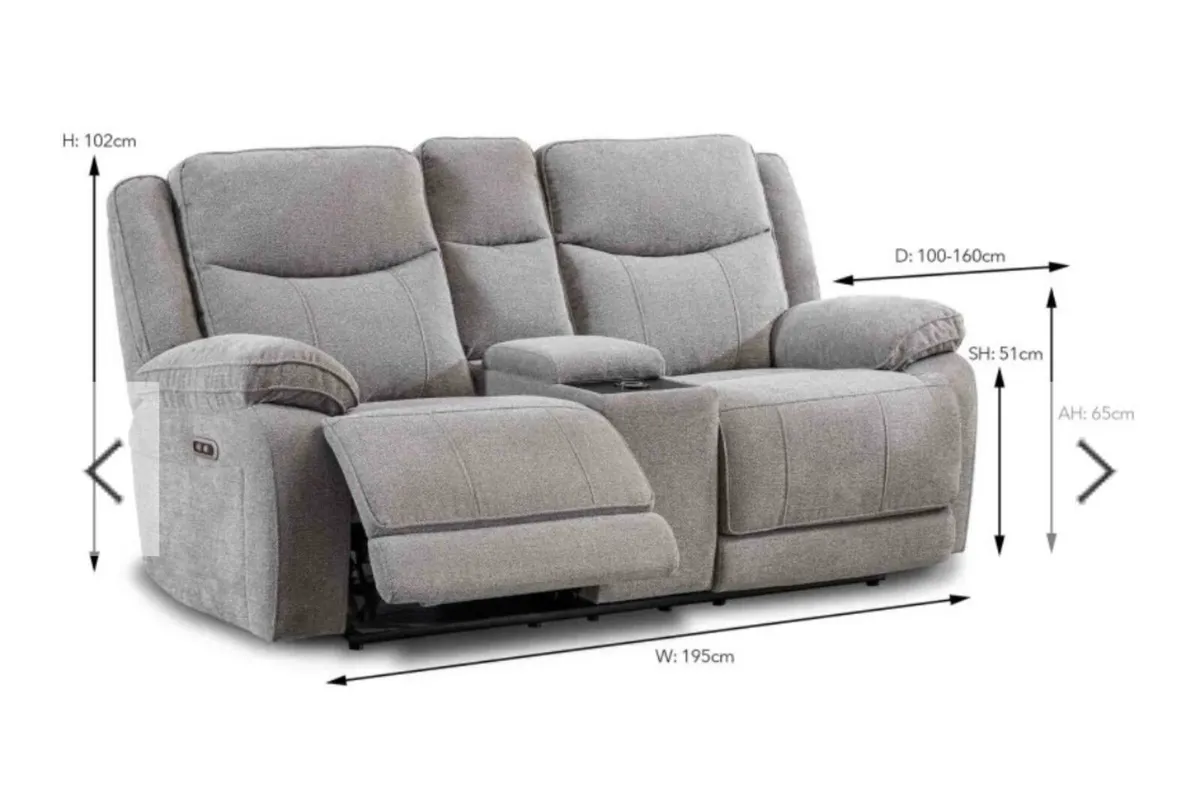 Reclining 2 Seater Sofa - Image 4
