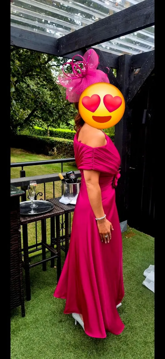 Mother of the Groom/Bride dress and fascinator - Image 2