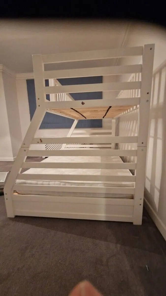 Triple Bunk Bed with Mattress - Image 1