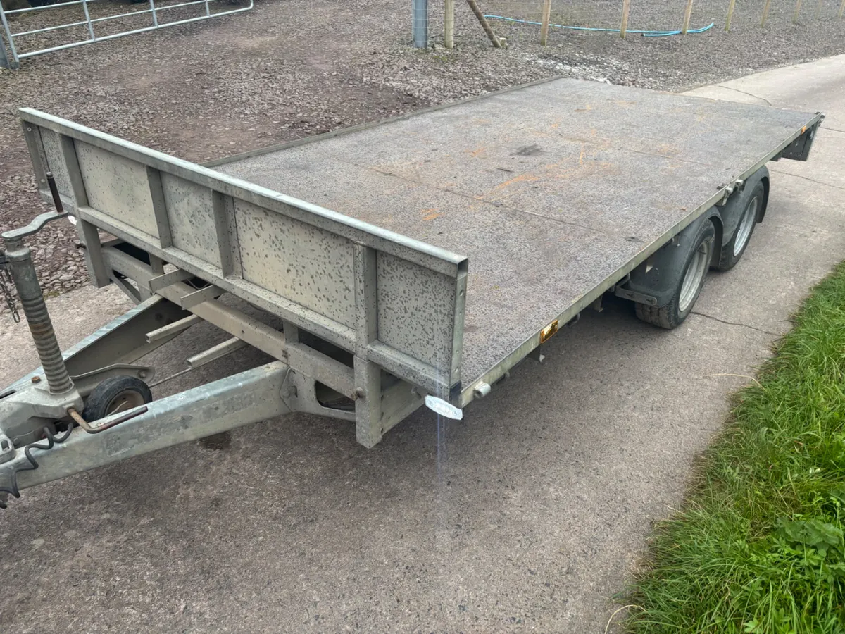 Ifor williams 14ft x 6ft 6” flatbed trailer - Image 4