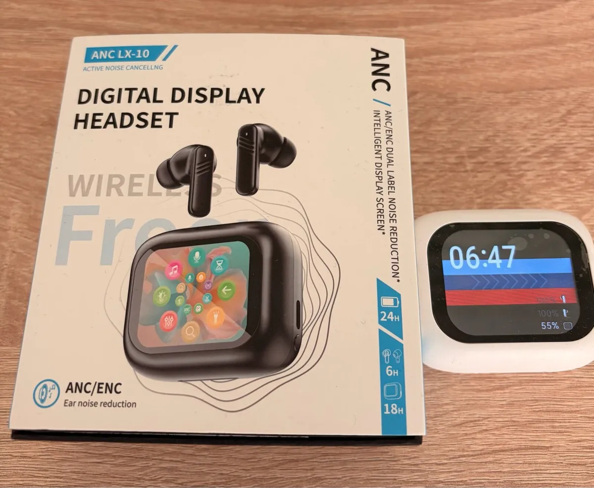 New Wireless Headphones with ANC and Colour Screen - Image 3