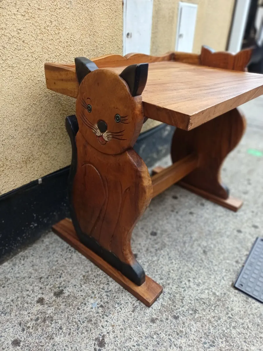 Vintage Childs Mahogany Desk - Image 1